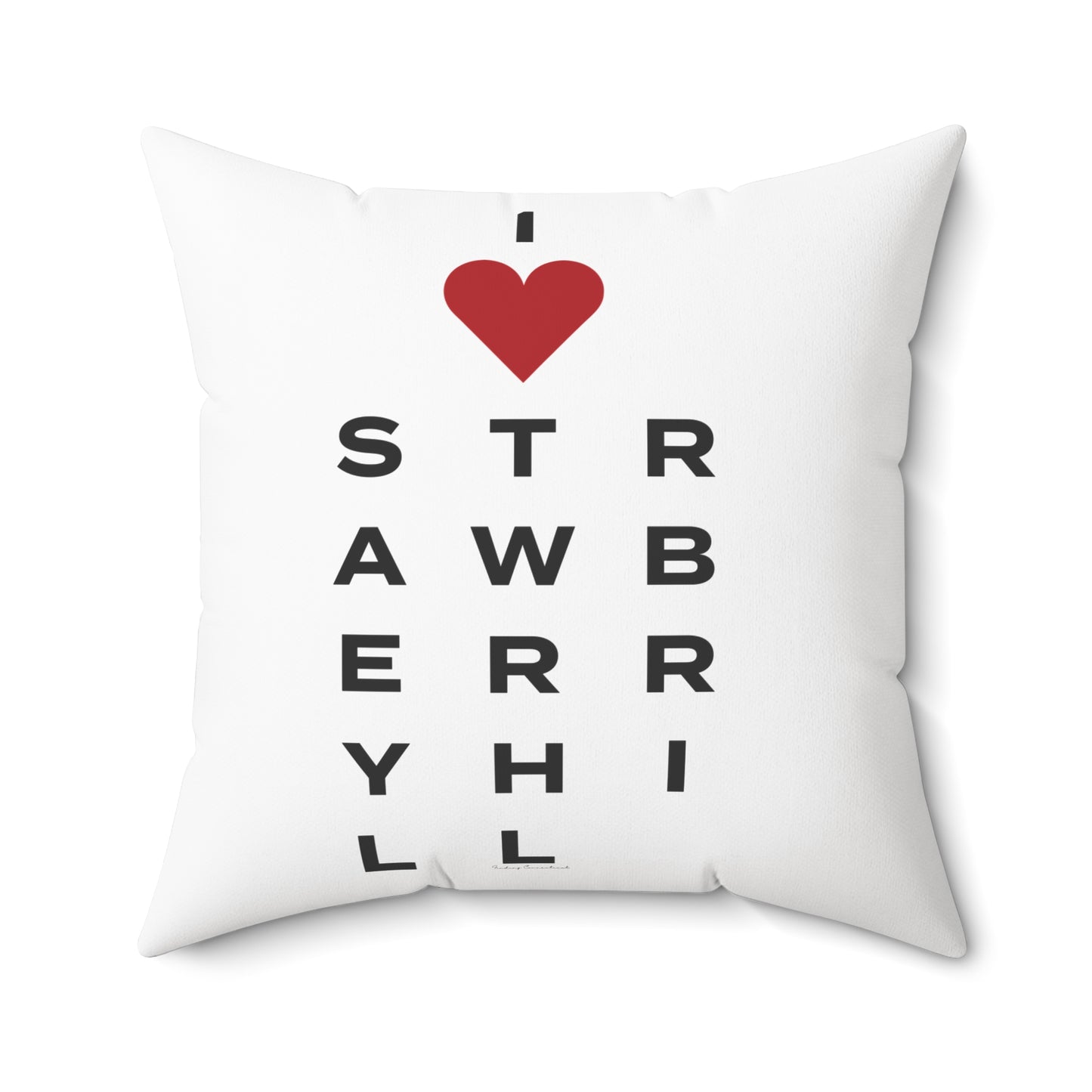 Strawberry Hill Vision Spun Polyester Square Pillow