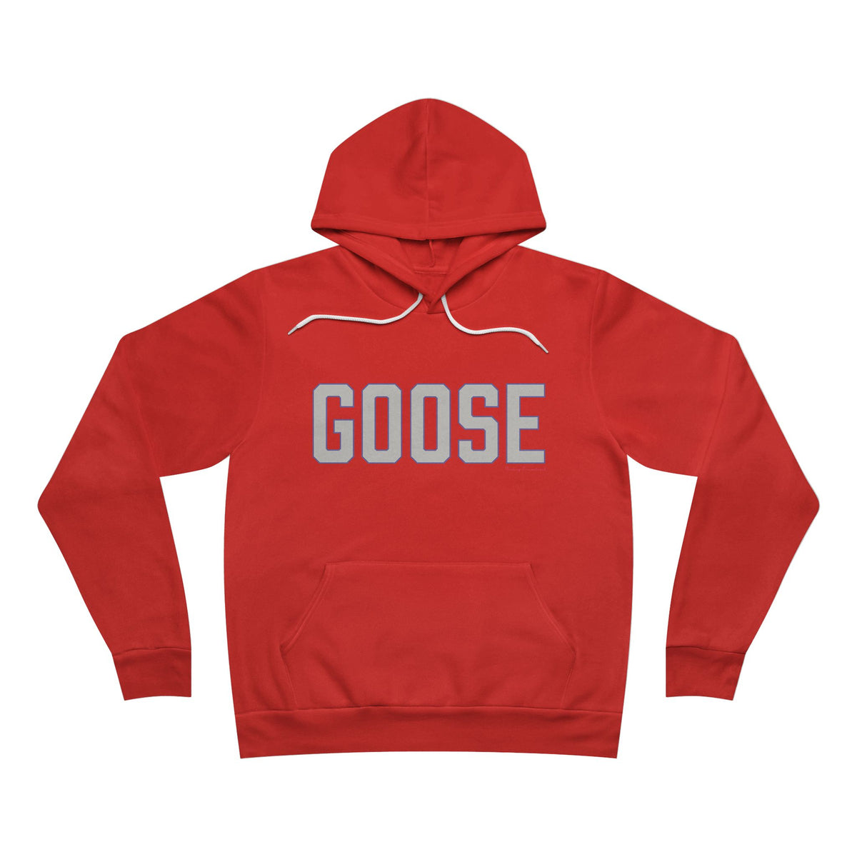 Goose Zip Code - Gray & Purple Unisex Sponge Fleece Pullover Hoodie