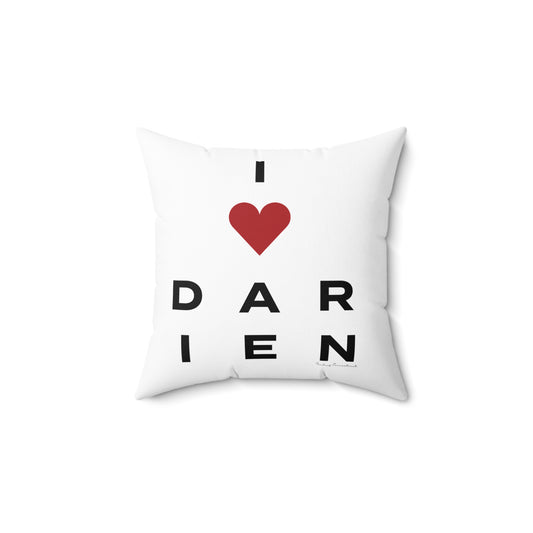 Darien Vision Spun Polyester Square Pillow