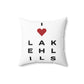 Lake Hills Vision Spun Polyester Square Pillow