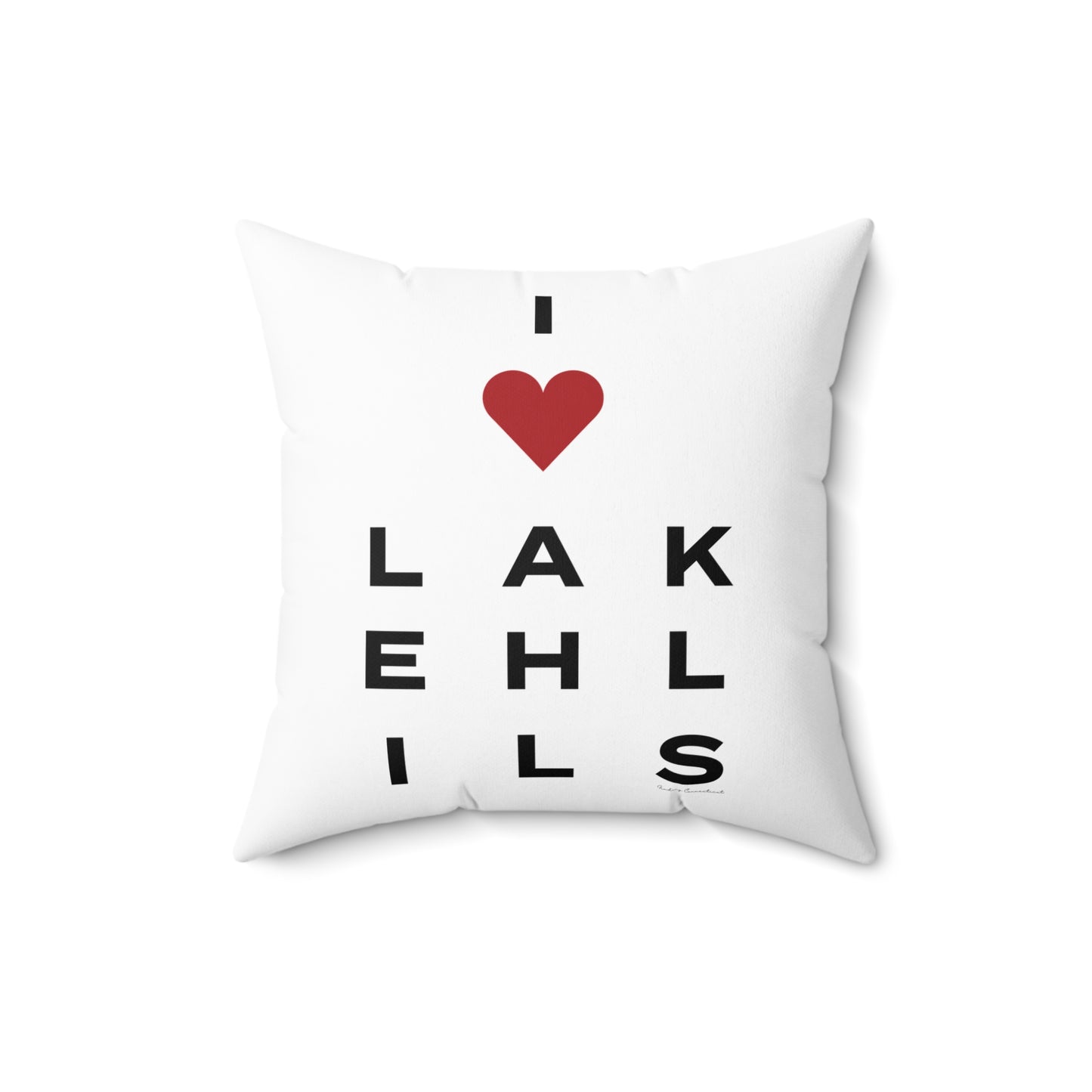 Lake Hills Vision Spun Polyester Square Pillow