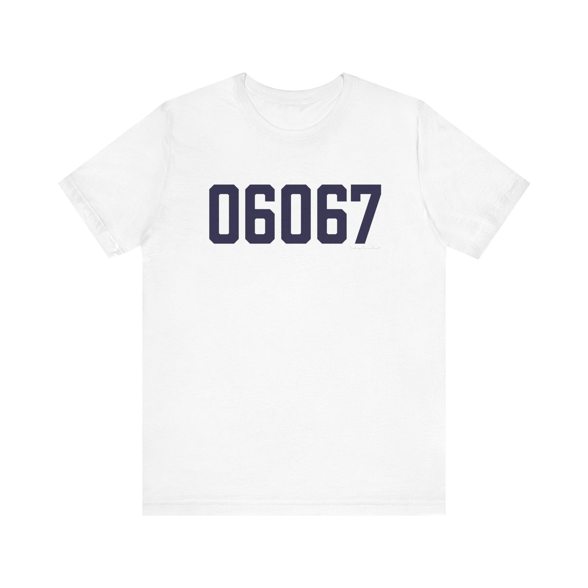 06067 Rocky Hill Connecticut Zip Code Unisex Jersey Short Sleeve T-Shirt