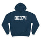 06374 Plainfield CT Zip Code Champion Hoodie