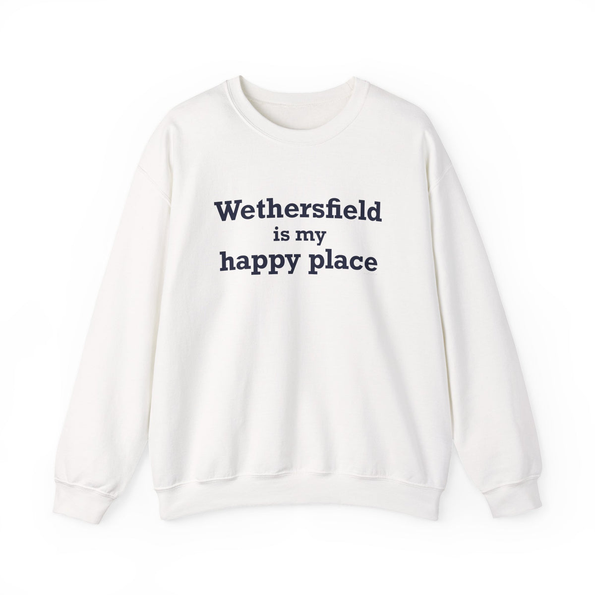 Wethersfield is My Happy Place Heavy Blend™ Crewneck Sweatshirt