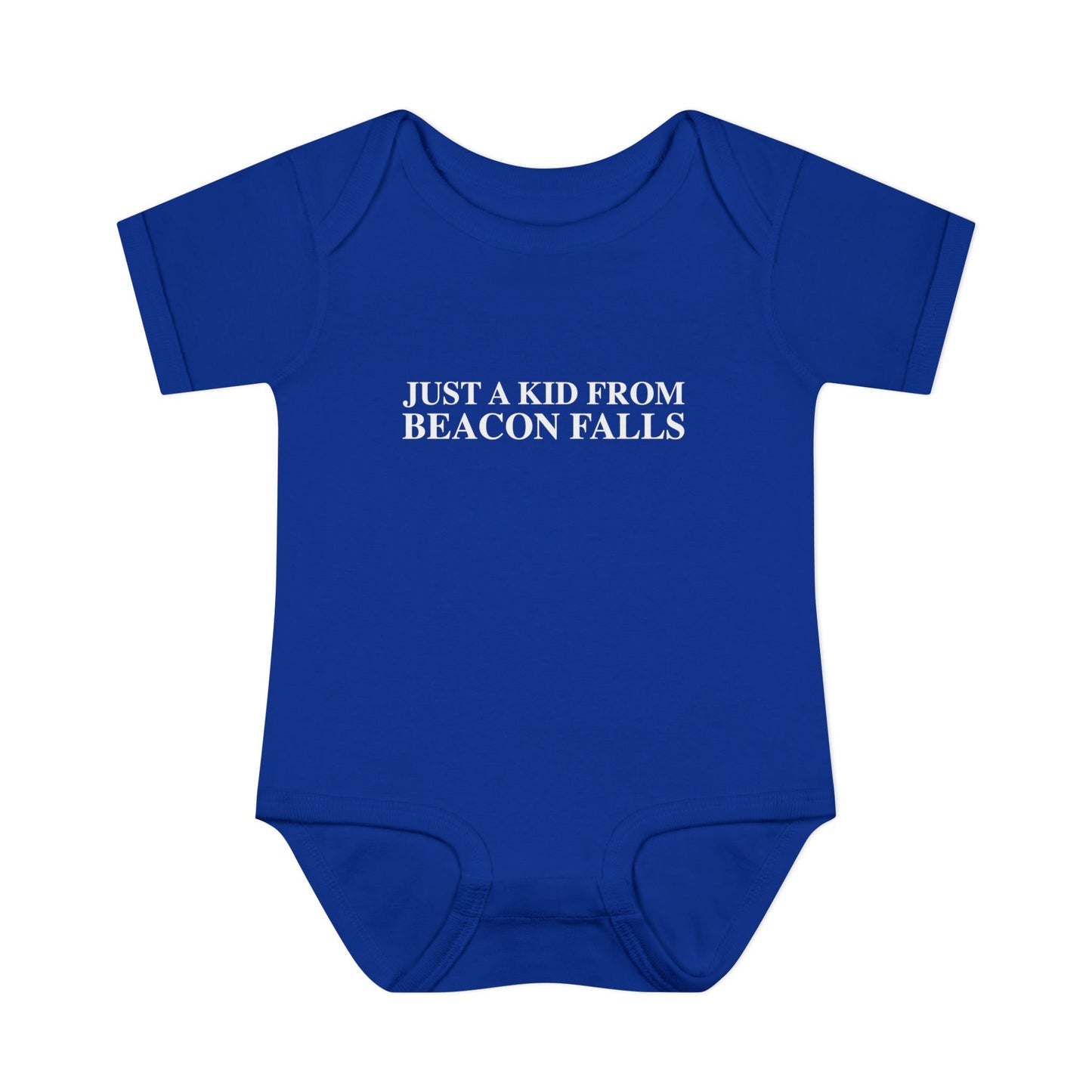Just a kid from Beacon Falls Infant Baby Rib Bodysuit