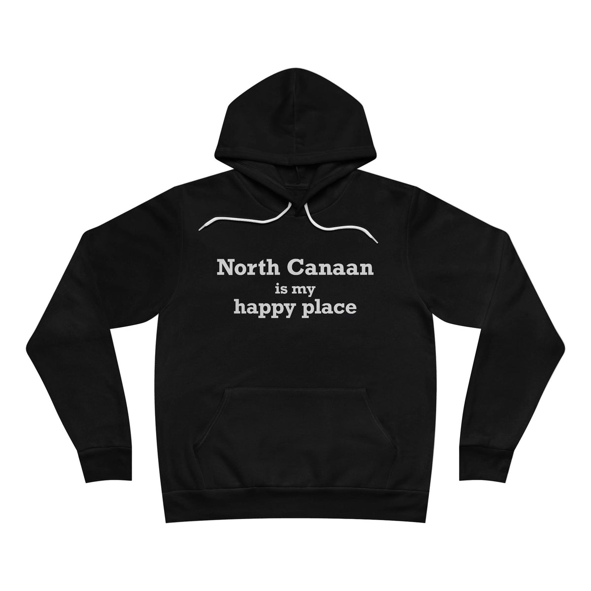 North Canaan is My Happy Place Unisex Sponge Fleece Pullover Hoodie
