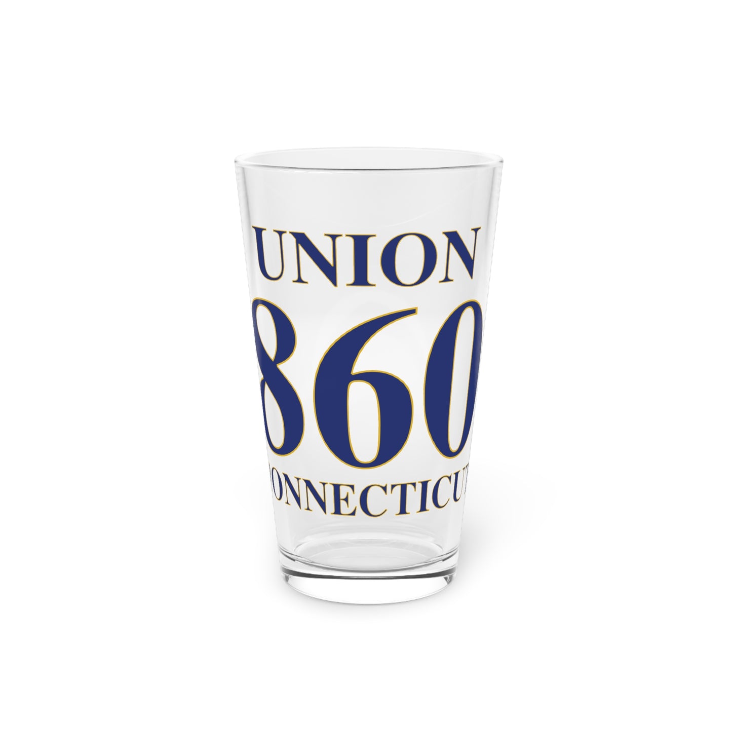 Union 860 Connecticut Pint Glass, 16oz