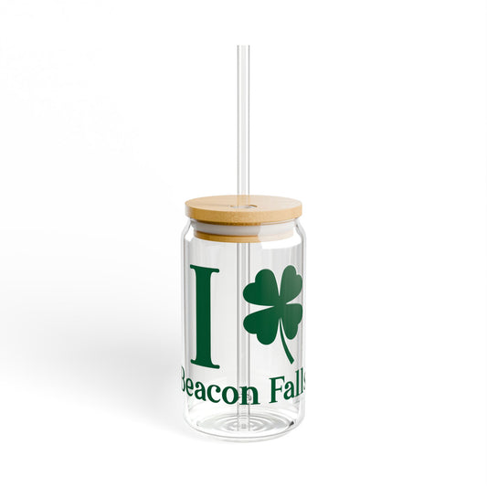 I Clover Beacon Falls Sipper Glass, 16oz