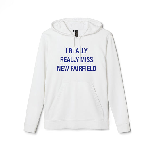 I Really Really Miss New Fairfield  adidas Unisex Fleece Hoodie