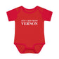 Just a kid from Vernon Infant Baby Rib Bodysuit