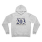 Wolcott 203 Connecticut Unisex Sponge Fleece Pullover Hoodie