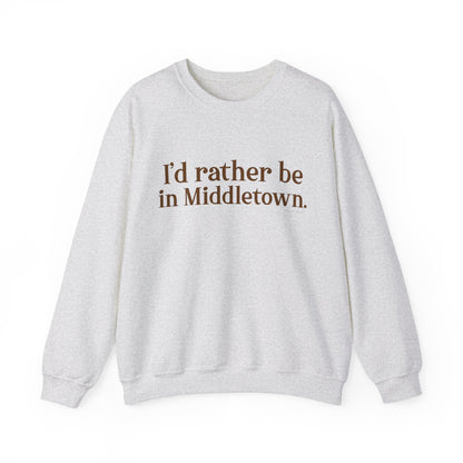 I'd rather be in Middletown. Unisex Heavy Blend™ Crewneck Sweatshirt