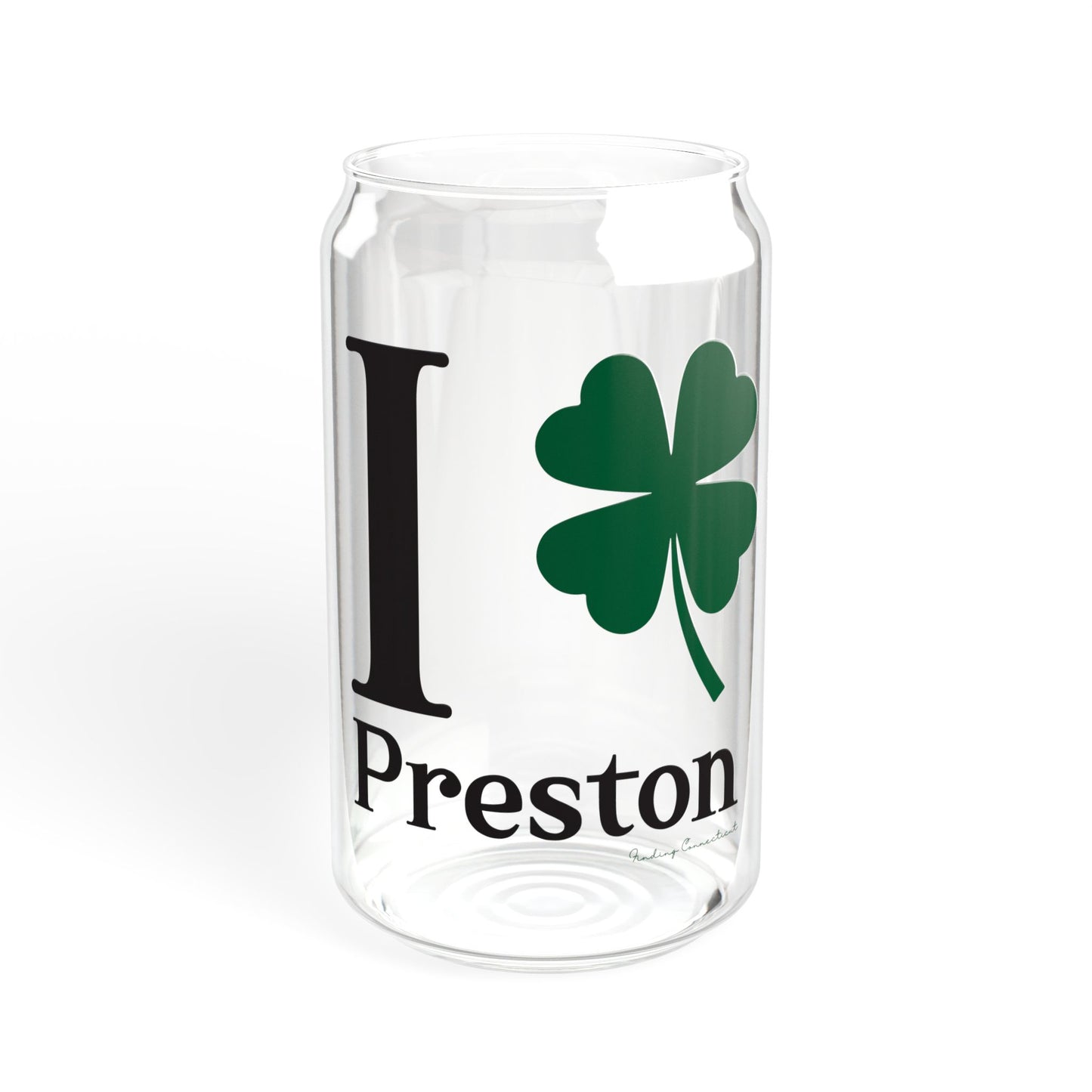 I Clover Preston Sipper Glass, 16oz