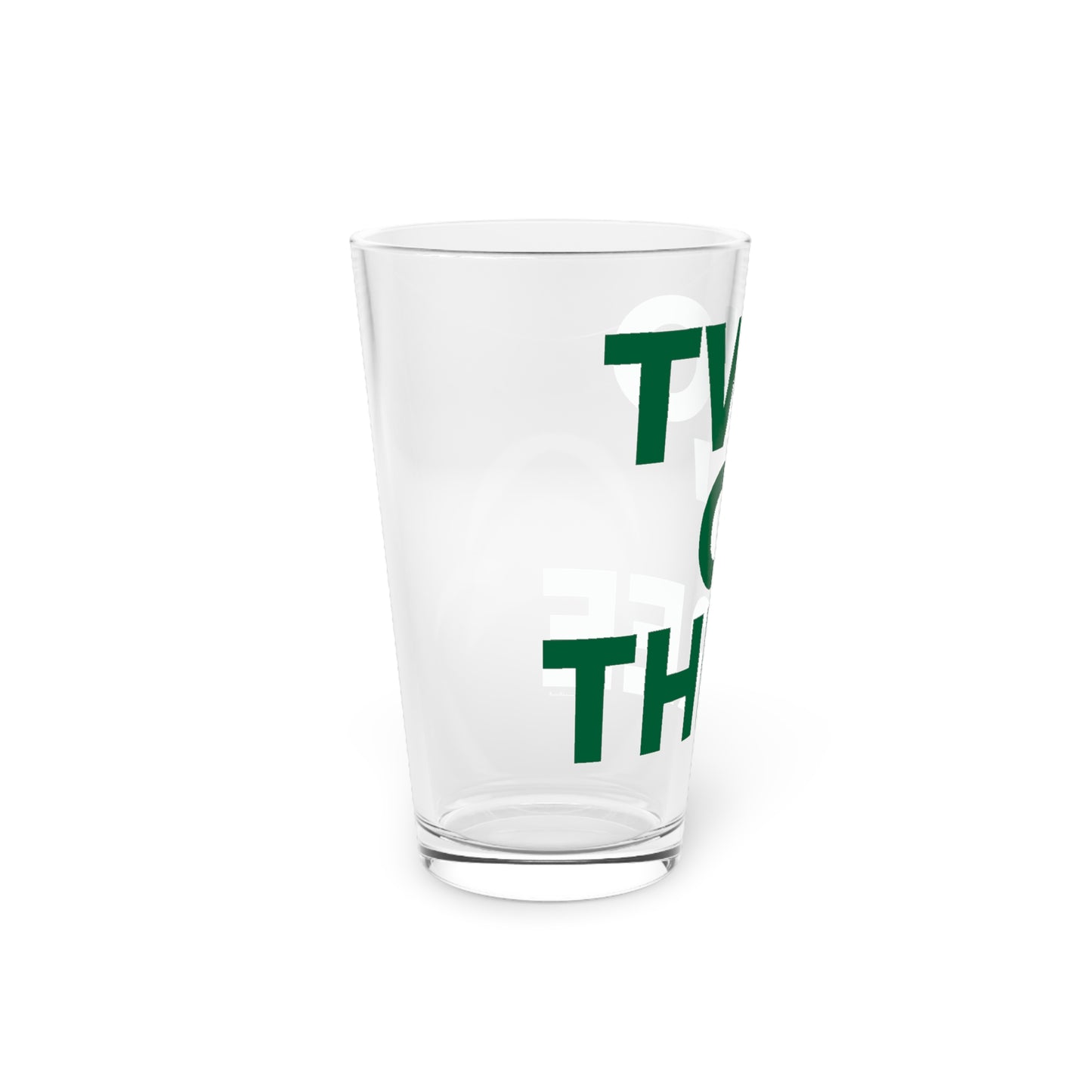 Two O’ Three Pint Glass, 16oz Lucky Green – St. Patrick’s Day