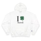 I Clover Bozrah Champion Hoodie