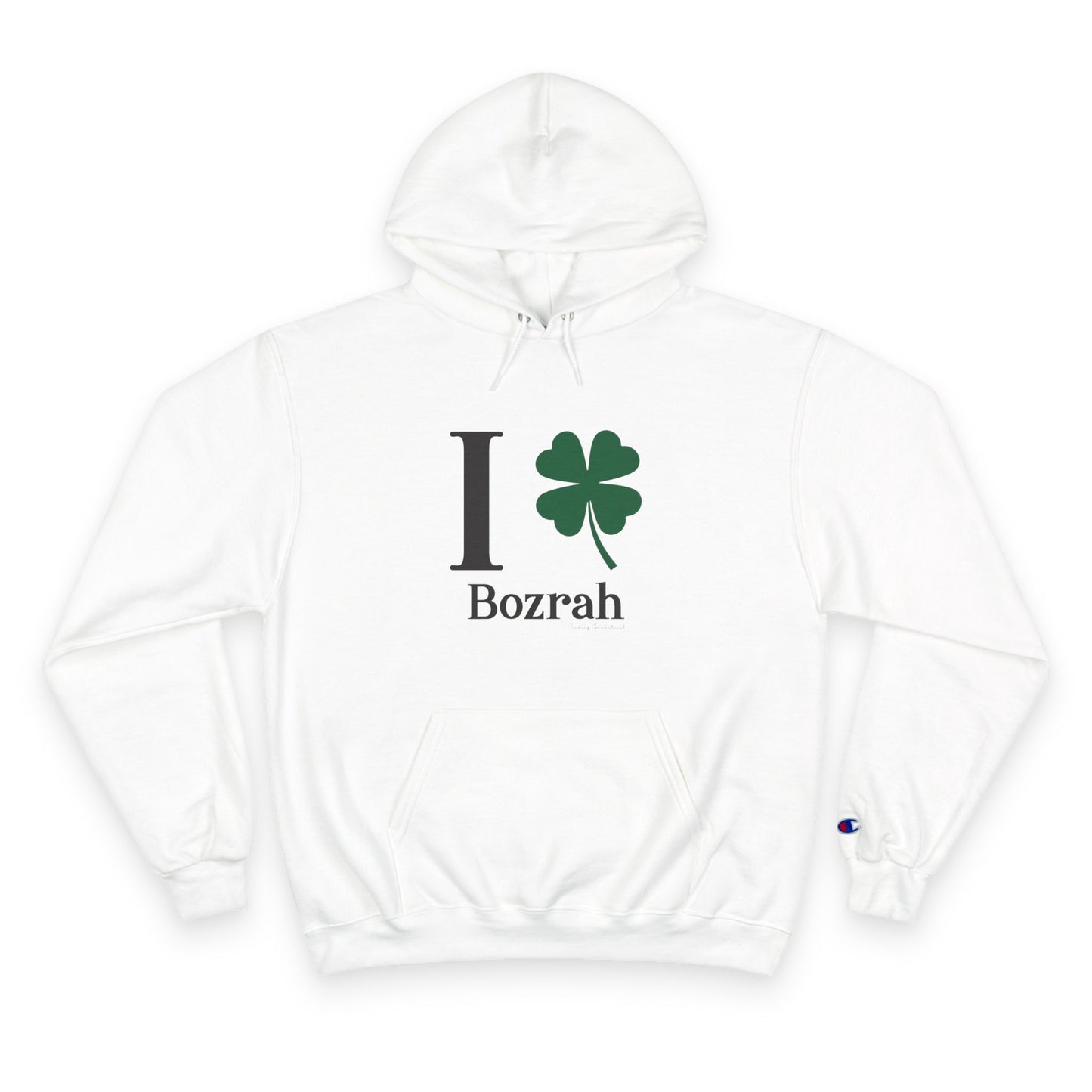 I Clover Bozrah Champion Hoodie
