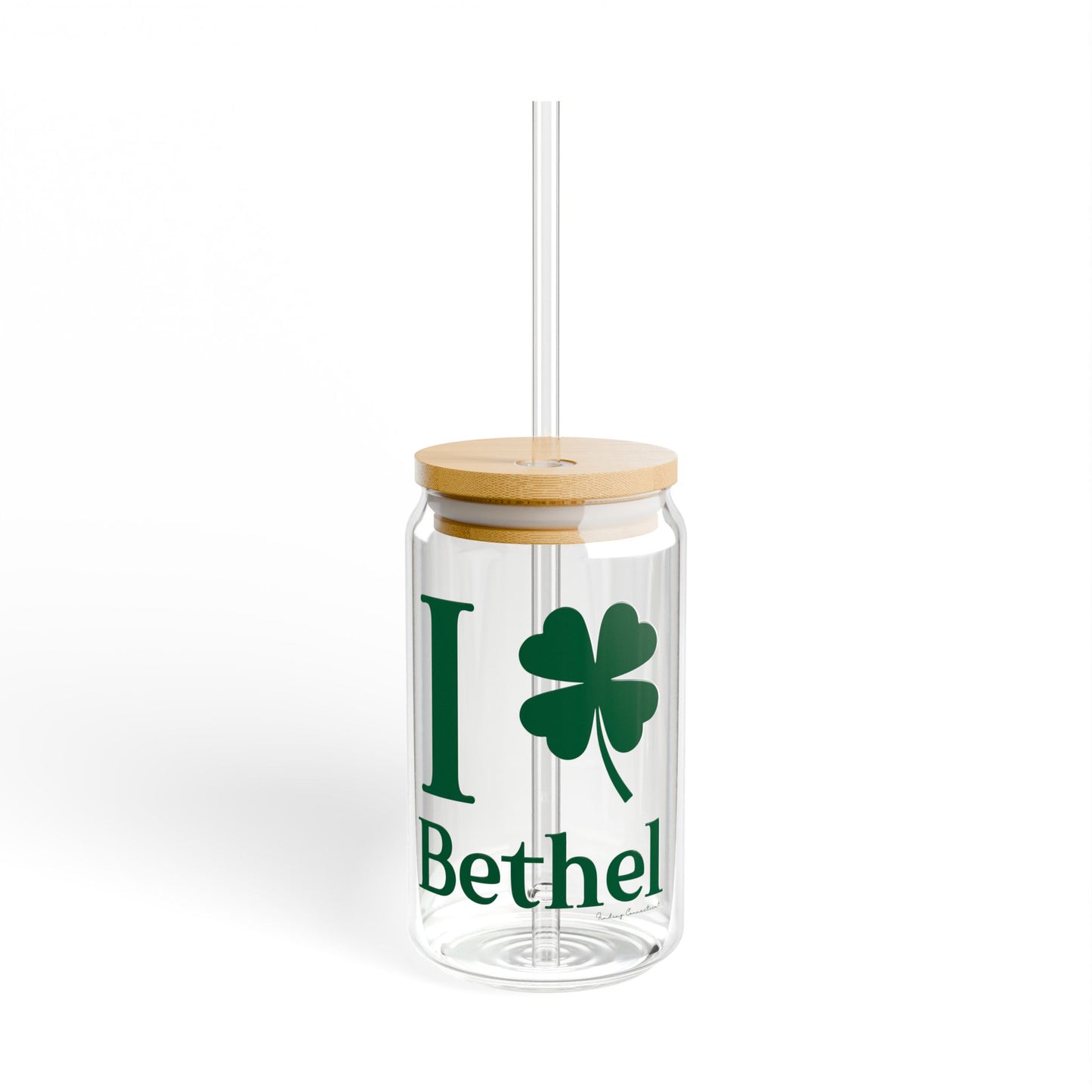 I Clover Bethel Sipper Glass, 16oz