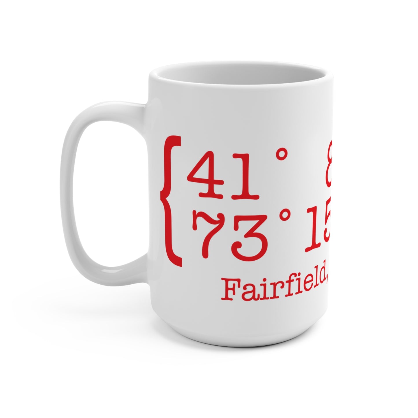 Fairfield Coordinates Mug 15oz