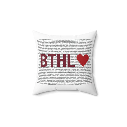Bethel Love Spun Polyester Square Pillow