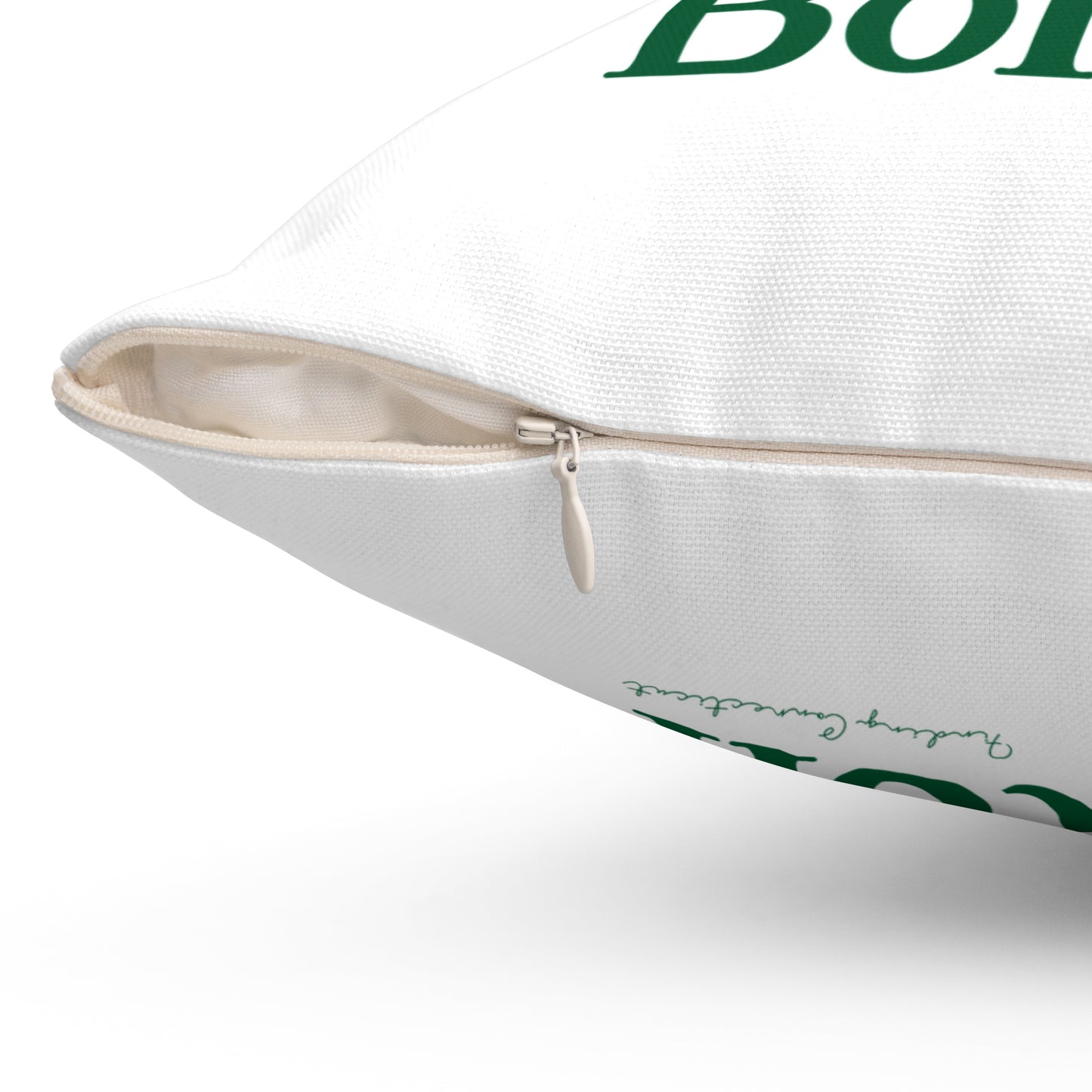 I Clover Bolton Spun Polyester Square Pillow
