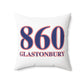 860 Glastonbury Red, White & Blue Spun Polyester Square Pillow
