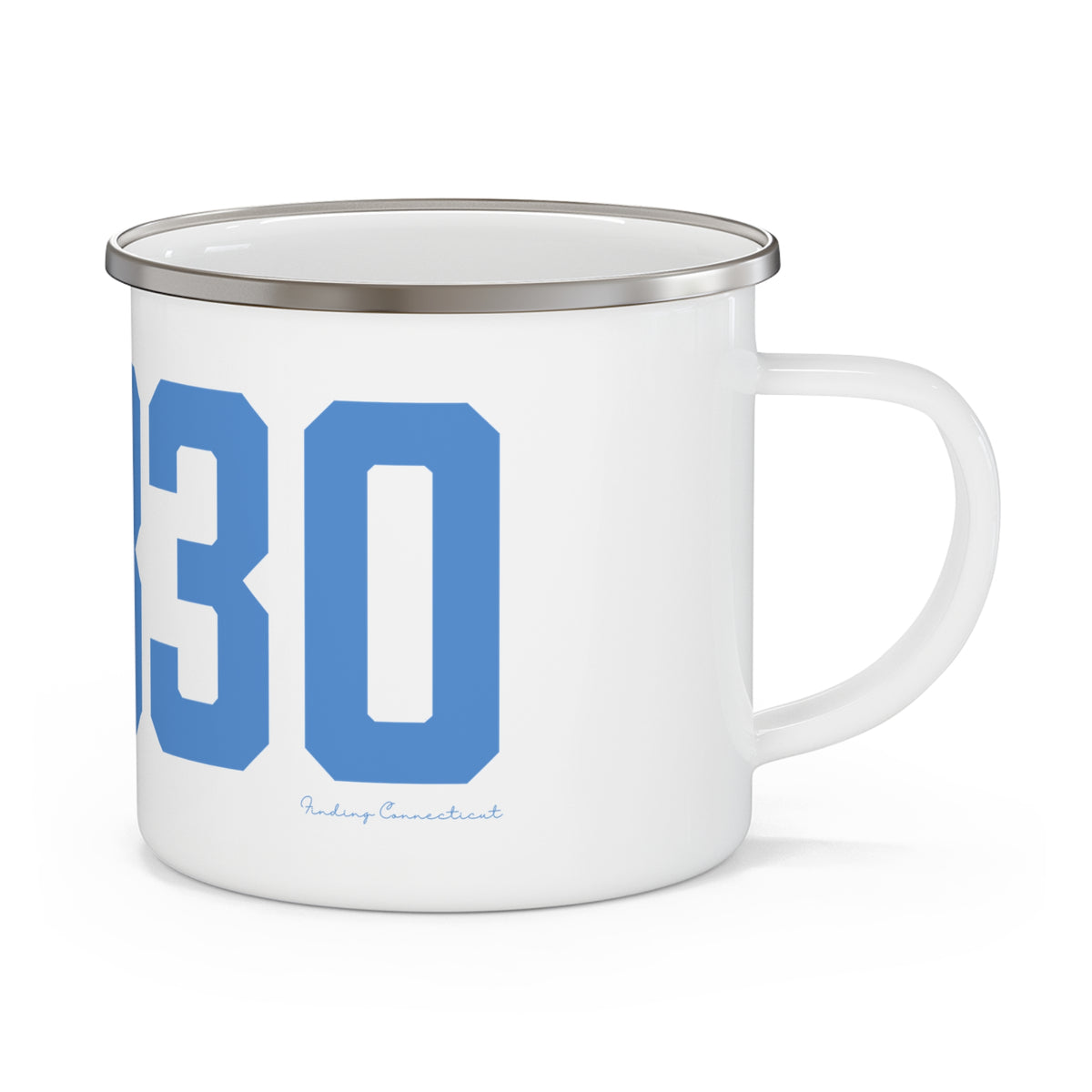 06330 Sprague Connecticut Zip Code  Enamel Camping Mug