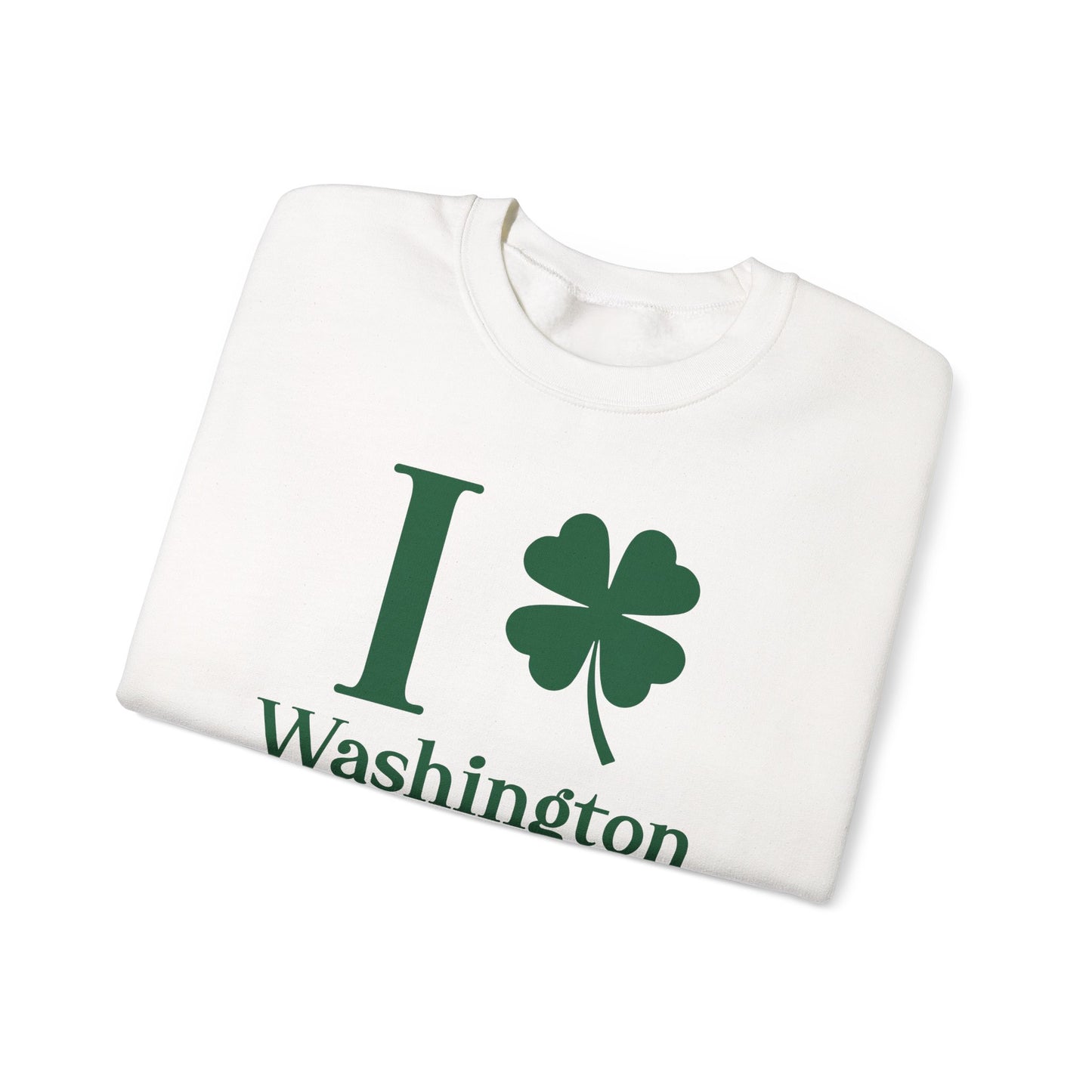 I Clover Washington Unisex Heavy Blend™ Crewneck Sweatshirt