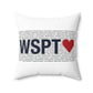 Westport Love Spun Polyester Square Pillow