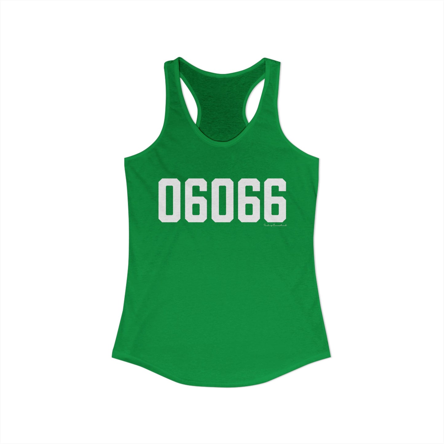 06066 Vernon CT Zip Code Women's Ideal Racerback Tank Top