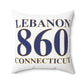 Lebanon 860 Connecticut Spun Polyester Square Pillow