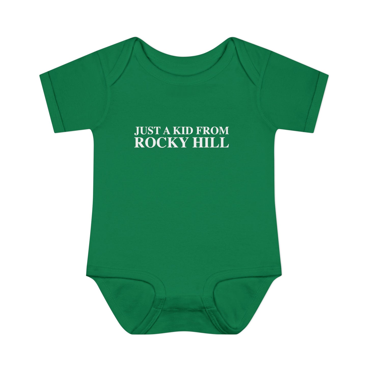 Just a kid from Rocky Hill Infant Baby Rib Bodysuit