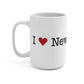 I Heart New Fairfield. Mug 15oz