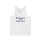 Bridgeport Is My Happy Place Unisex Jersey Tank Top