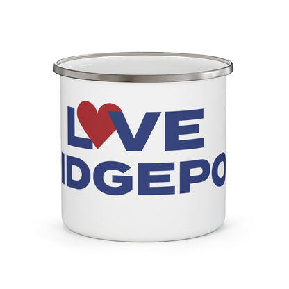 Love Bridgeport Enamel Camping Mug