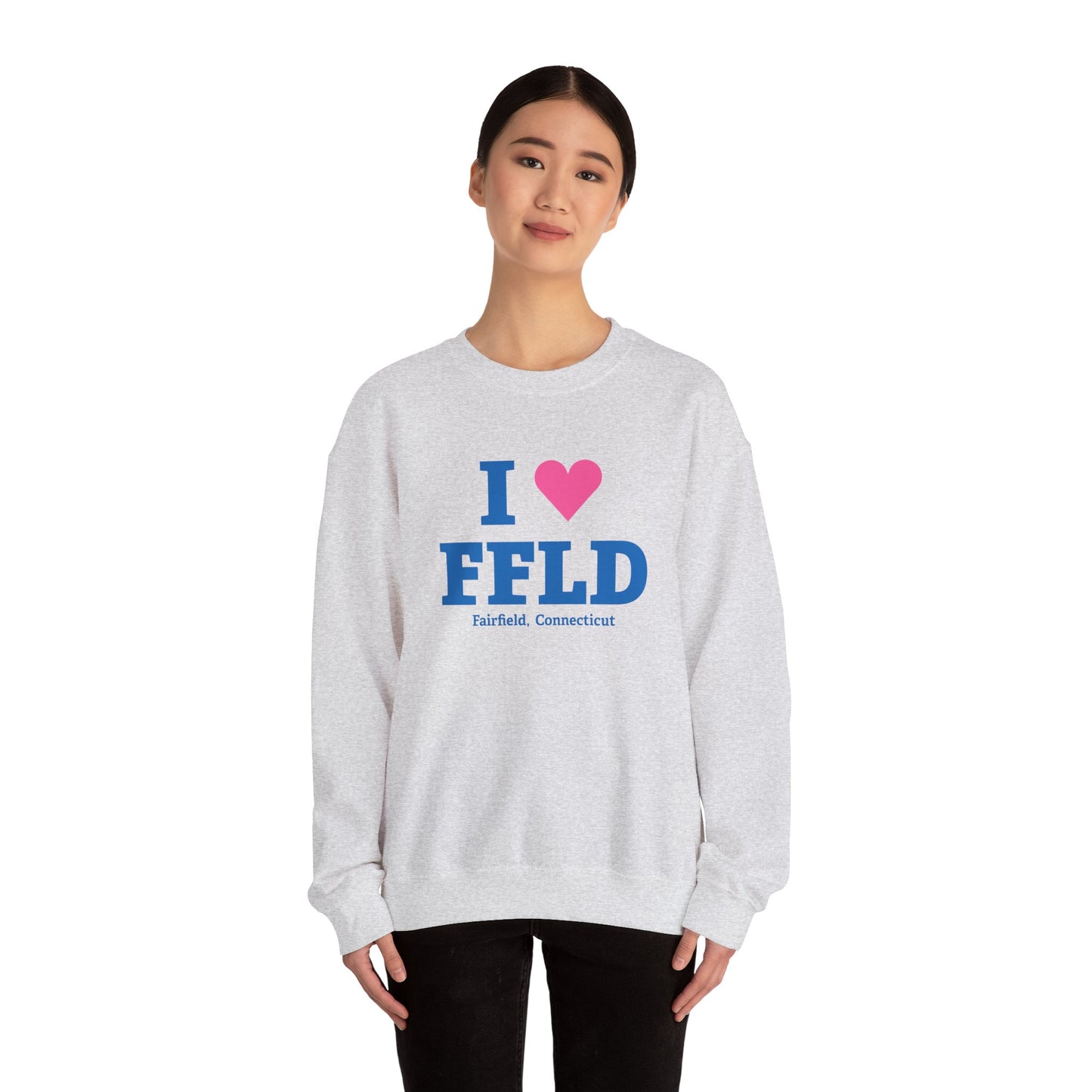 I Heart FFLD Unisex Heavy Blend™ Crewneck Sweatshirt