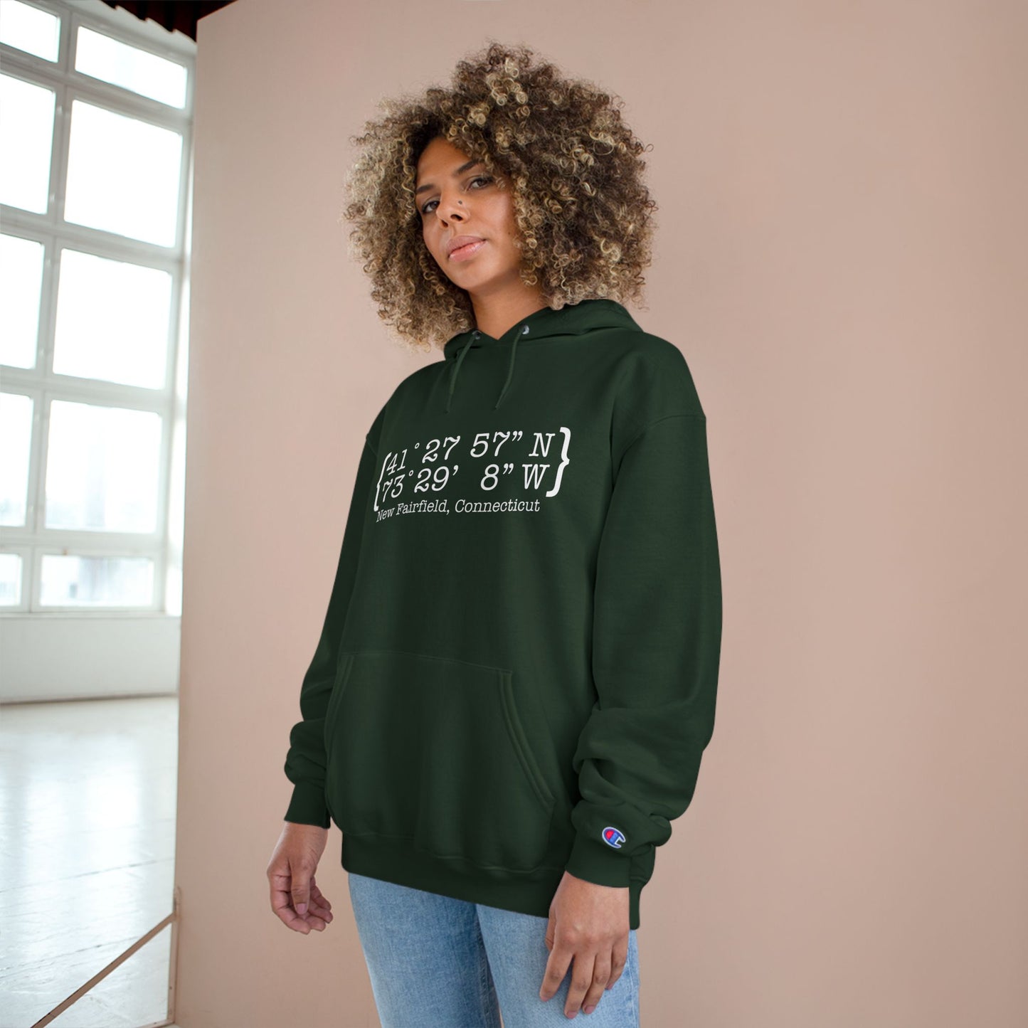 New Fairfield Coordinates Champion Hoodie Sweatshirt