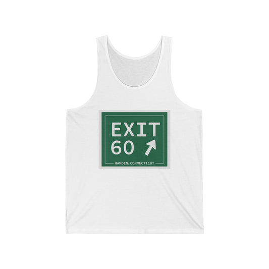 Vintage Exit 60 WCP Sign Unisex Jersey Tank Top