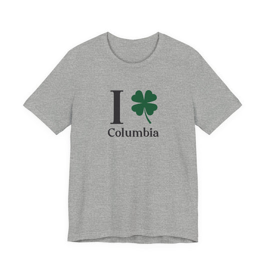 I Clover Columbia Unisex Jersey Short Sleeve T-Shirt