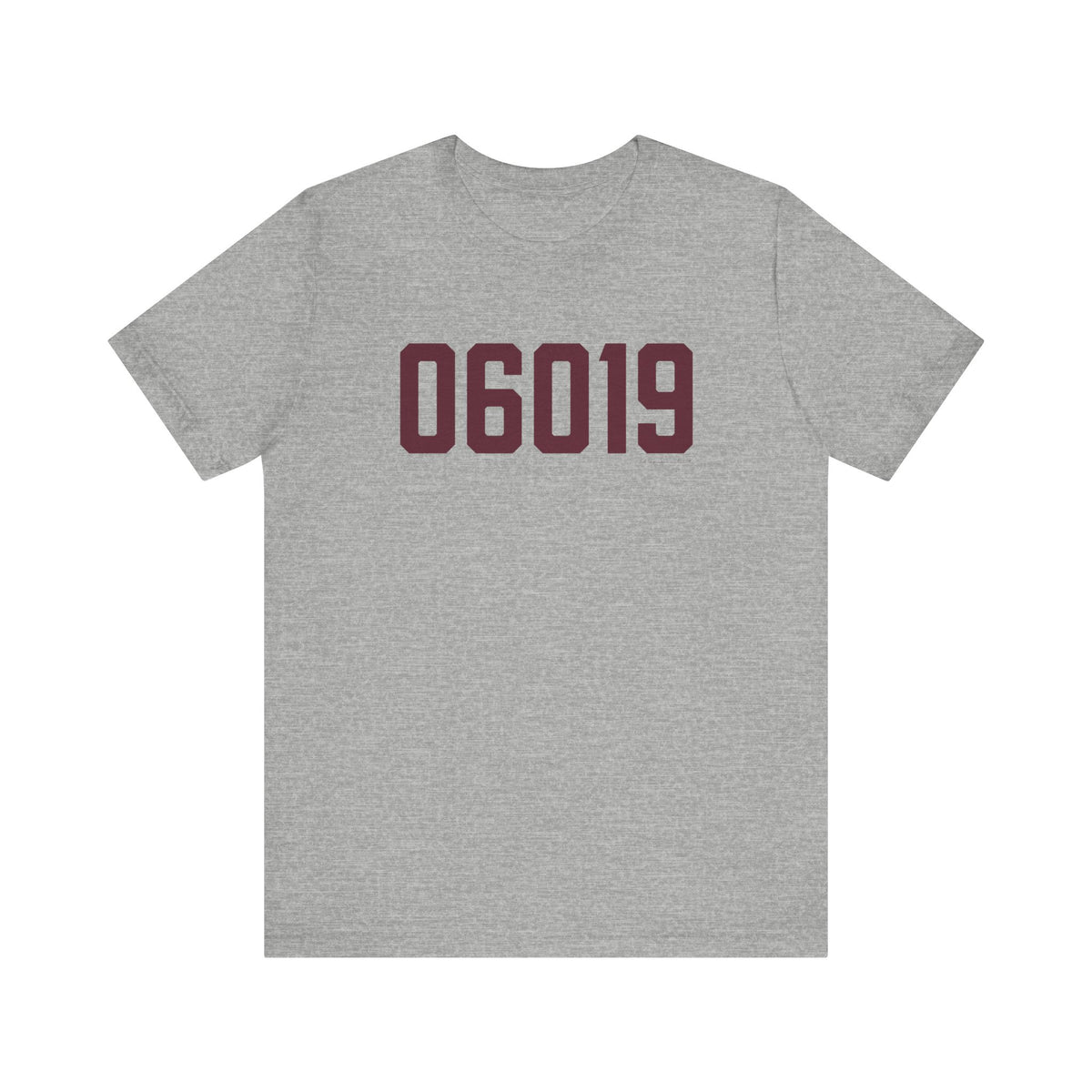 06019 Canton Connecticut Zip Code Unisex Jersey Short Sleeve T-Shirt