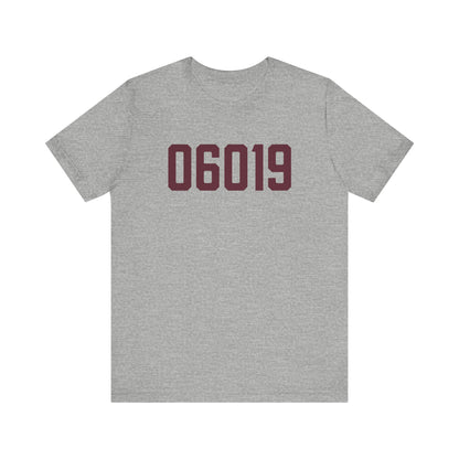 06019 Canton Connecticut Zip Code Unisex Jersey Short Sleeve T-Shirt