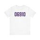 06910 Stamford Connecticut Zip Code Unisex Jersey Short Sleeve T-Shirt
