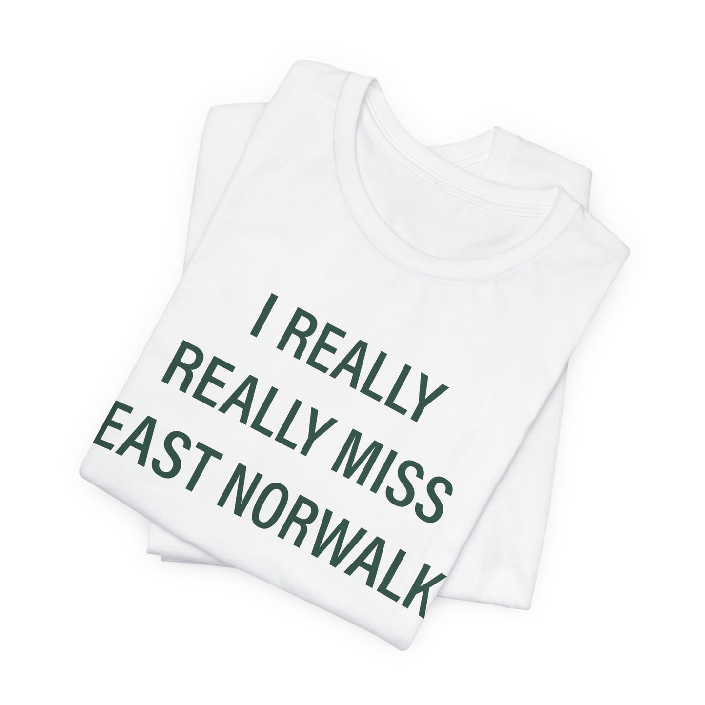 I Really Really Miss East Norwalk Unisex Jersey Short Sleeve T-Shirt