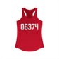 06374 Plainfield CT Zip Code Women's Ideal Racerback Tank Top