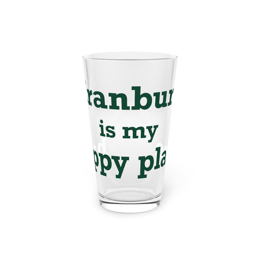 Cranbury is My Happy Place Pint Glass, 16oz