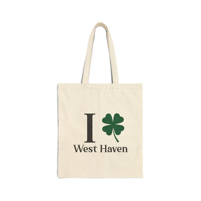 I Clover West Haven Cotton Canvas Tote Bag