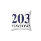 203 Newtown Spun Polyester Square Pillow