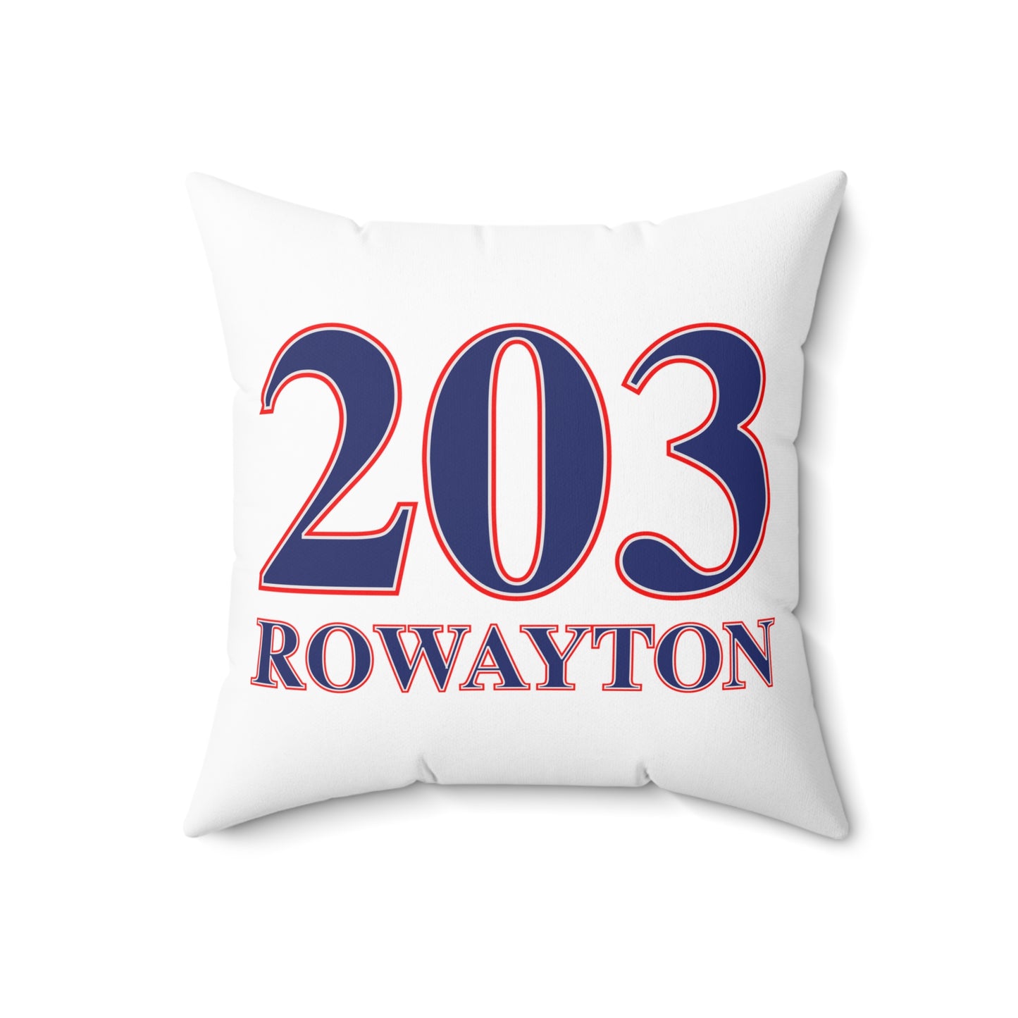 203 Rowayton Red, White & Blue Spun Polyester Square Pillow