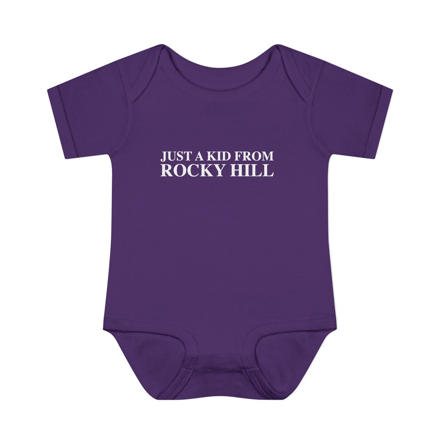 Just a kid from Rocky Hill Infant Baby Rib Bodysuit