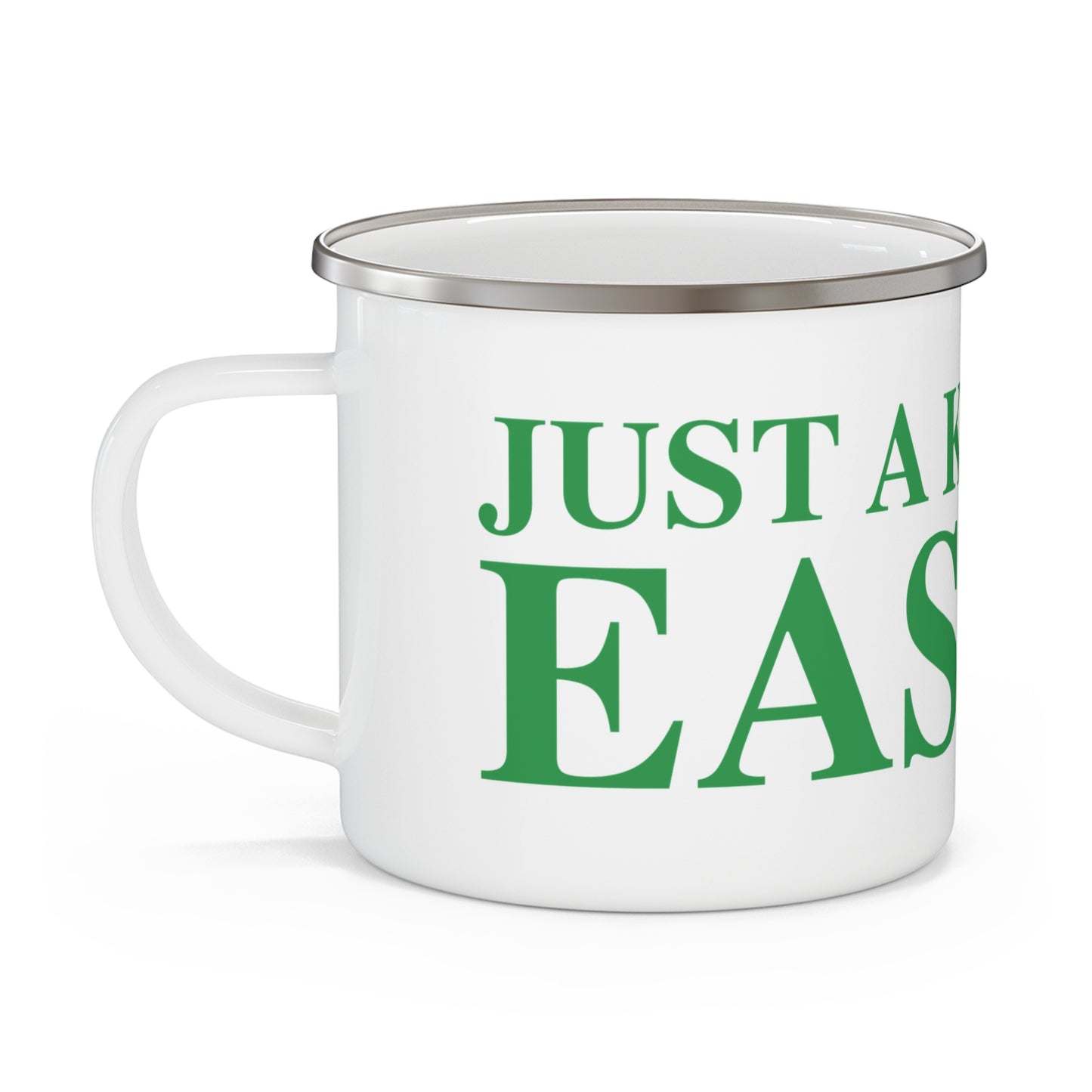 Just a kid from Easton Enamel Camping Mug