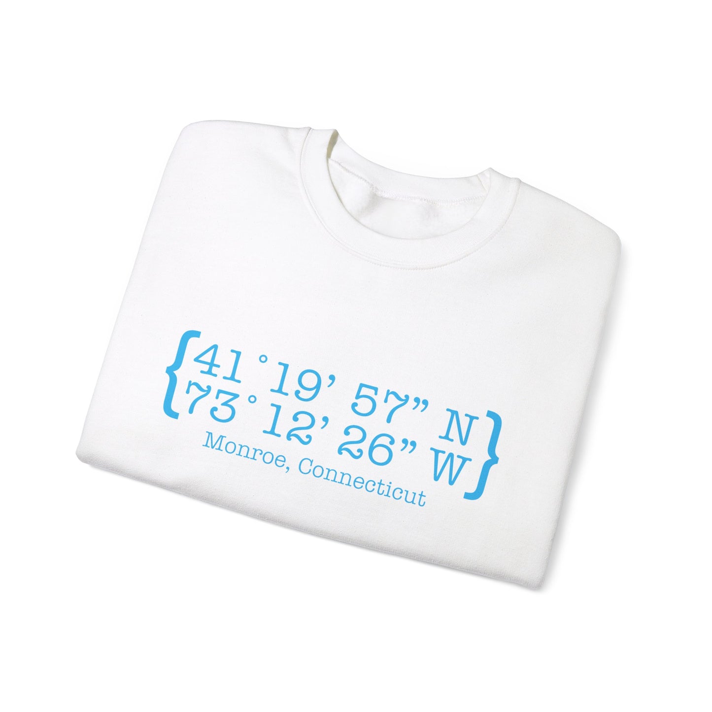 Monroe Coordinates Unisex Heavy Blend™ Crewneck Sweatshirt